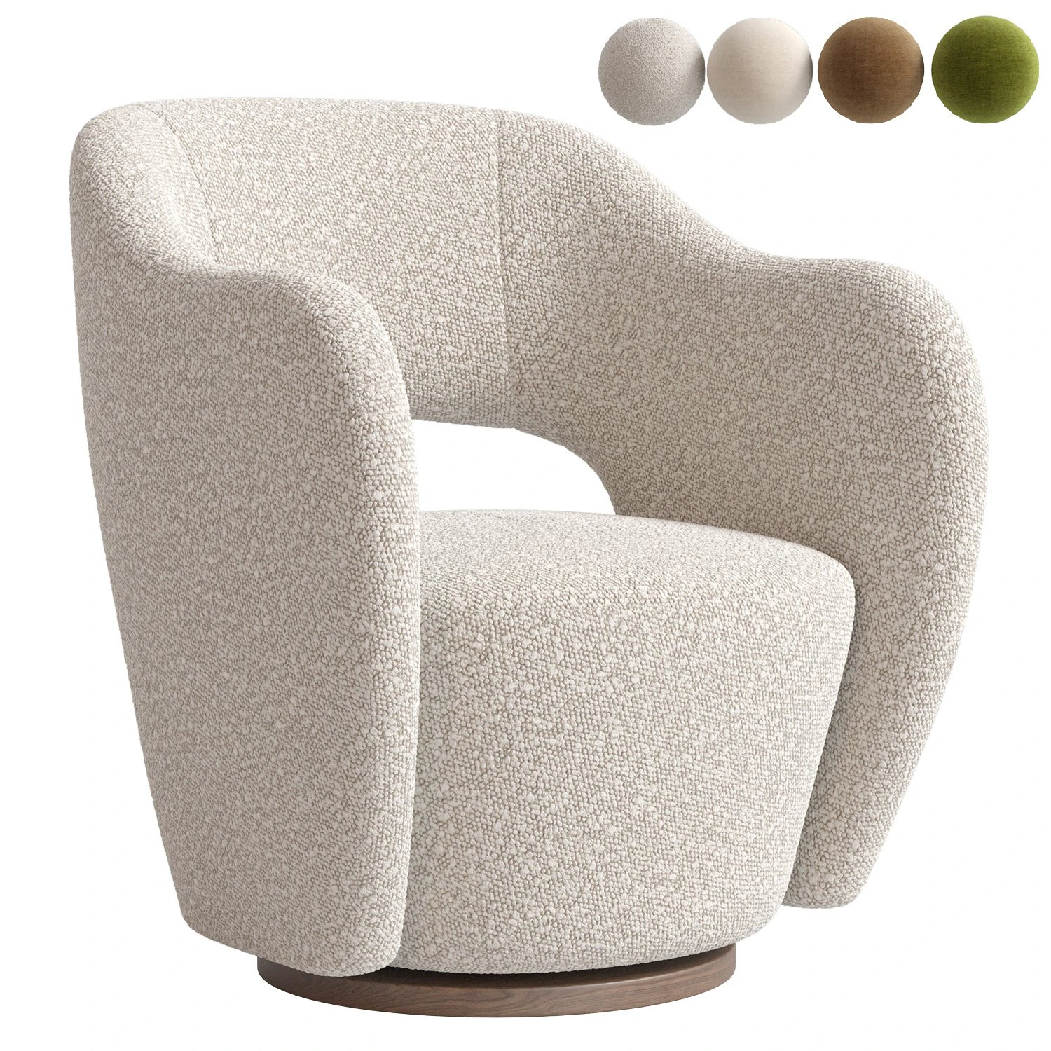 Wysiwyg Chair by HOLLY HUNT 3D Model .c4d .max .obj .3ds .fbx .stl .blend 
