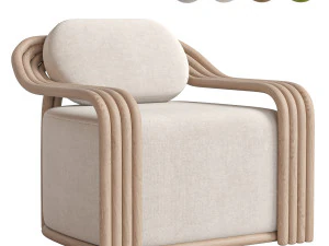 Poltrona Cl&aacute;udio Modelo 3D