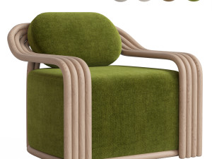 Claude Armchair Modèle 3D