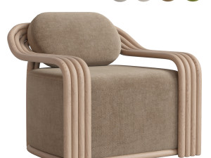 Claude Armchair Modèle 3D