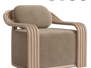 Poltrona Cl&aacute;udio Modelo 3D