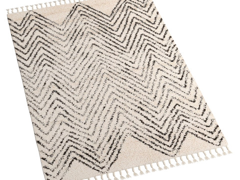 Chevron Shag Rug Modèle 3D