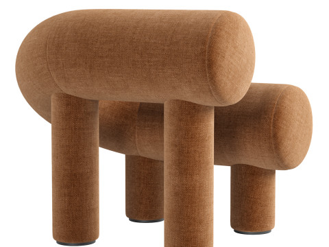 UMI Armchair By Woo Furniture 3D Model
