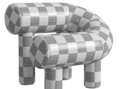 UMI Armchair By Woo Furniture 3D Model