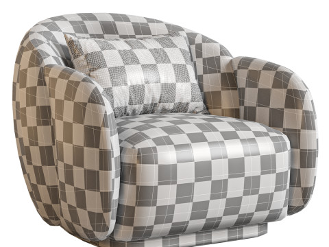 Misty Chair Cream 3D Модель