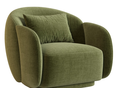 Misty Chair Cream 3D Модель