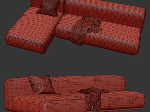 Prostoria Sofa Klaster Modular Sofa By Dasmoebel Model 3D