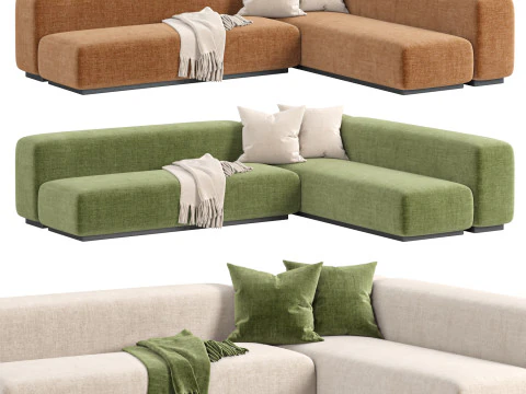 Prostoria Sofa Klaster Modular Sofa By Dasmoebel 3D Model