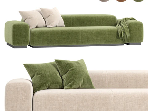 Sofá Prostoria Klaster Modular Sofá Dasmoebel Modelo 3D