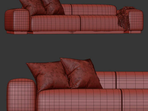 Prostoria Sofa Klaster Modular Sofa By Dasmoebel 3D Model