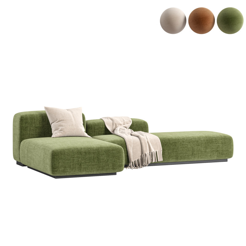 Prostoria Sofa Klaster Modular Sofa By Dasmoebel Modello 3D .c4d .max .obj .3ds .fbx .stl .blend 