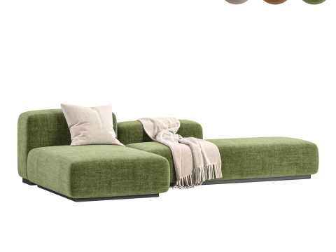 Prostoria Sofa Klaster Modular Sofa By Dasmoebel 3Dモデル
