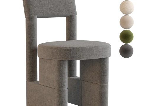 URBAN chair By Woo 3D Model