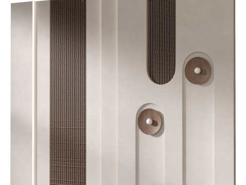 Headboard 3d Wall Panel 01 3Dモデル