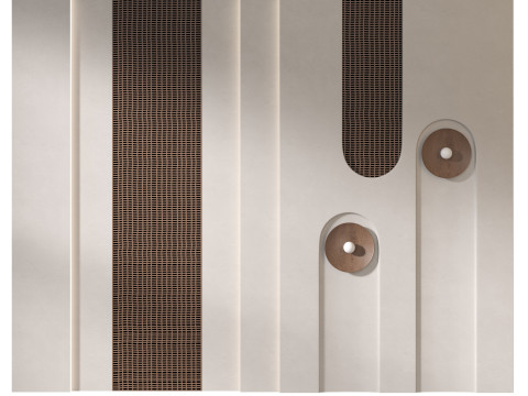 Headboard 3d Wall Panel 01 Modello 3D