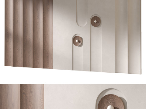 Headboard 3d Wall Panel 04 3D Model