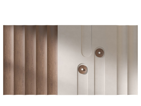 Headboard 3d Wall Panel 04 3D Модель