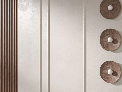 Headboard 3d Wall Panel 05 3D Model
