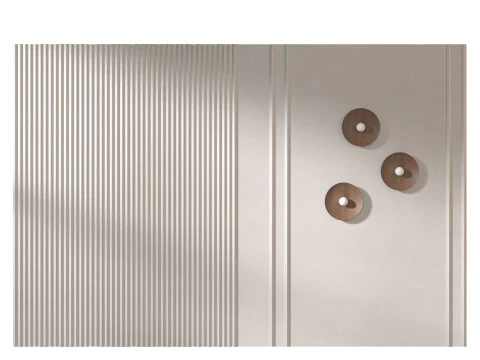 Headboard 3d Wall Panel 06 3D Model