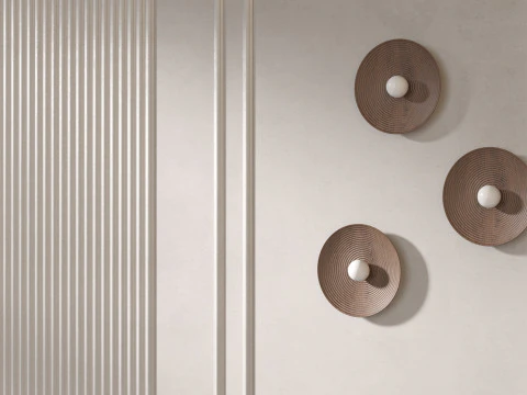 Headboard 3d Wall Panel 06 3D Model