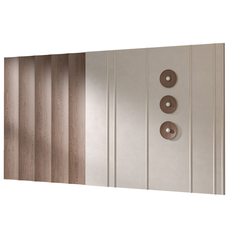 Headboard 3d Wall Panel 09 Modelo 3D .c4d .max .obj .3ds .fbx .stl .blend 
