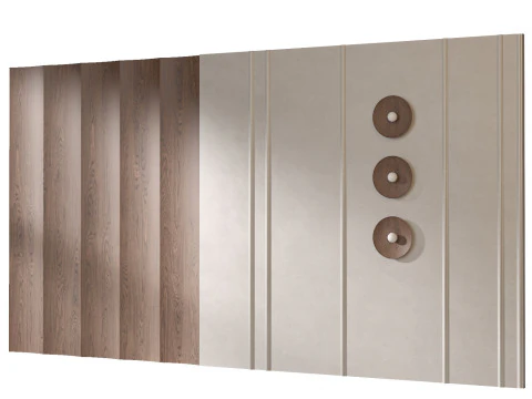 Headboard 3d Wall Panel 09 3D Model