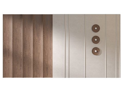 Headboard 3d Wall Panel 09 Modelo 3D