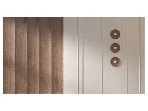 Headboard 3d Wall Panel 09 3D Model