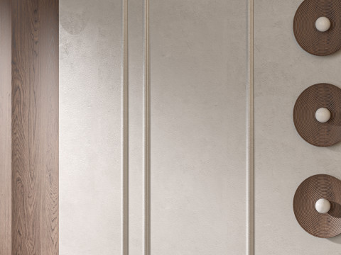 Headboard 3d Wall Panel 09 Modelo 3D