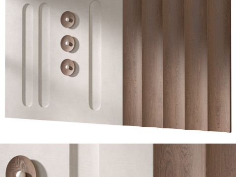 Headboard 3d Wall Panel 12 Modelo 3D