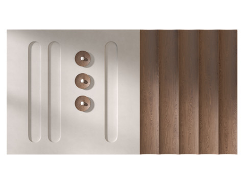 Headboard 3d Wall Panel 12 3D Модель