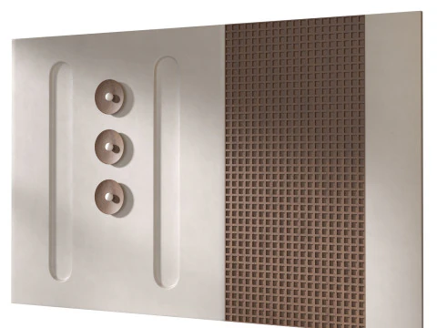 Headboard 3d Wall Panel 13 3D Model