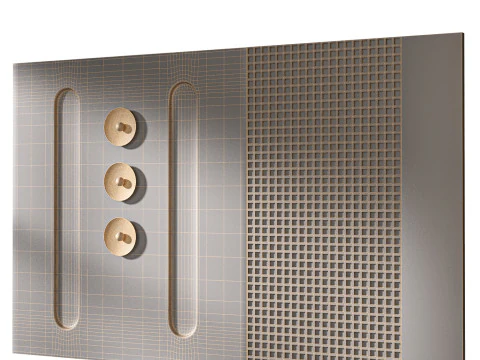 Headboard 3d Wall Panel 13 3D Model