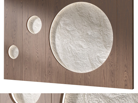 3D wall panel 02 3D 模型