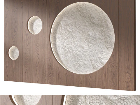 3D墙板02 3D 模型