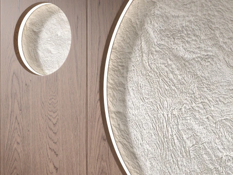 3D wall panel 02 3D Model