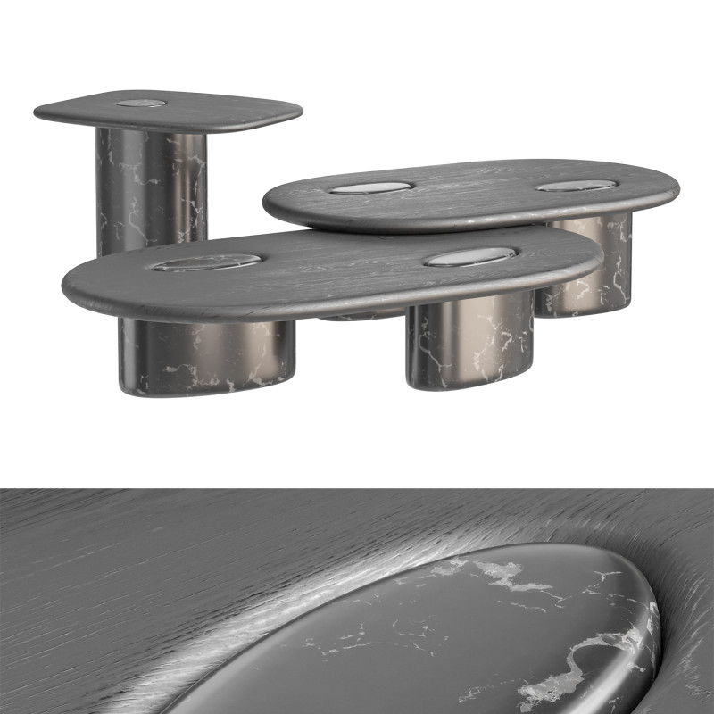 Enne Rita coffee tables by ENNE Modello 3D .c4d .max .obj .3ds .fbx .stl .blend 