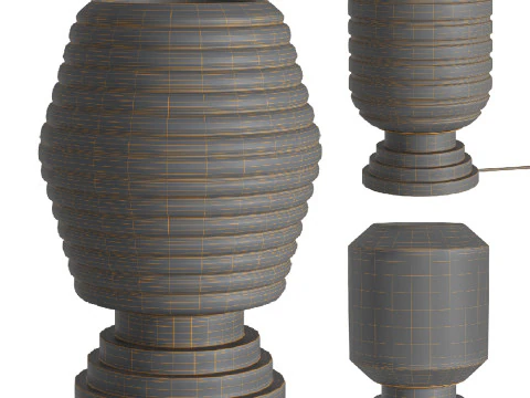 LAYERS Modern Table Lamp Modern Accent Lamp 3D Model