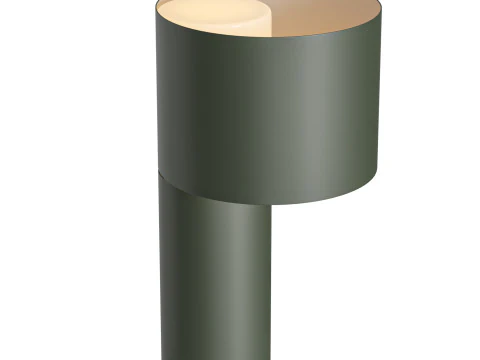 Tangent steel tubes table lamp by Frederick 3D Model