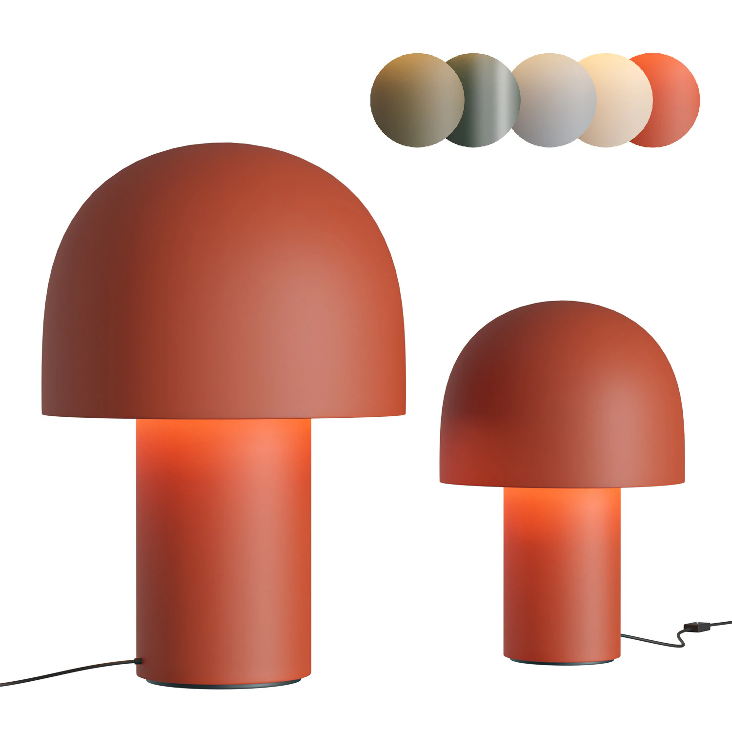 STONE Mushroom Table Lamp by SIMIG Light 3D Model .c4d .max .obj .3ds .fbx .stl .blend
