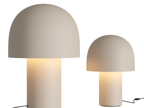 STONE Mushroom Table Lamp by SIMIG Light 3D Model