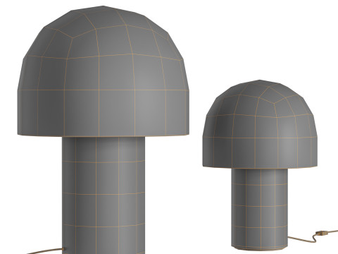 STONE Mushroom Table Lamp by SIMIG Light 3D Model