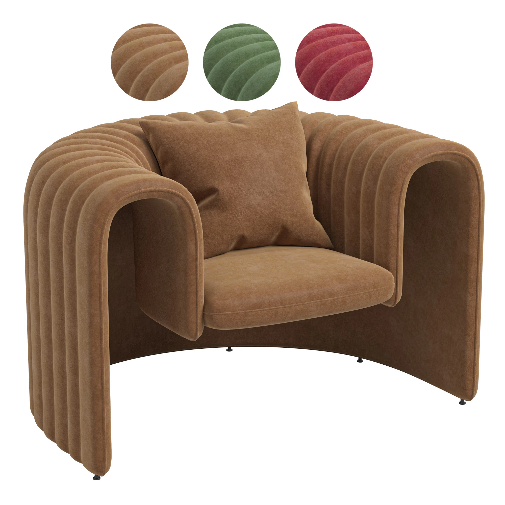 REMNANT Armchair By Sancal 3D Model .c4d .max .obj .3ds .fbx .stl .blend 