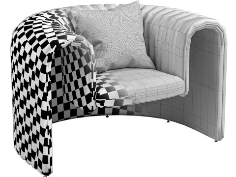 REMNANT Armchair By Sancal 3D Model