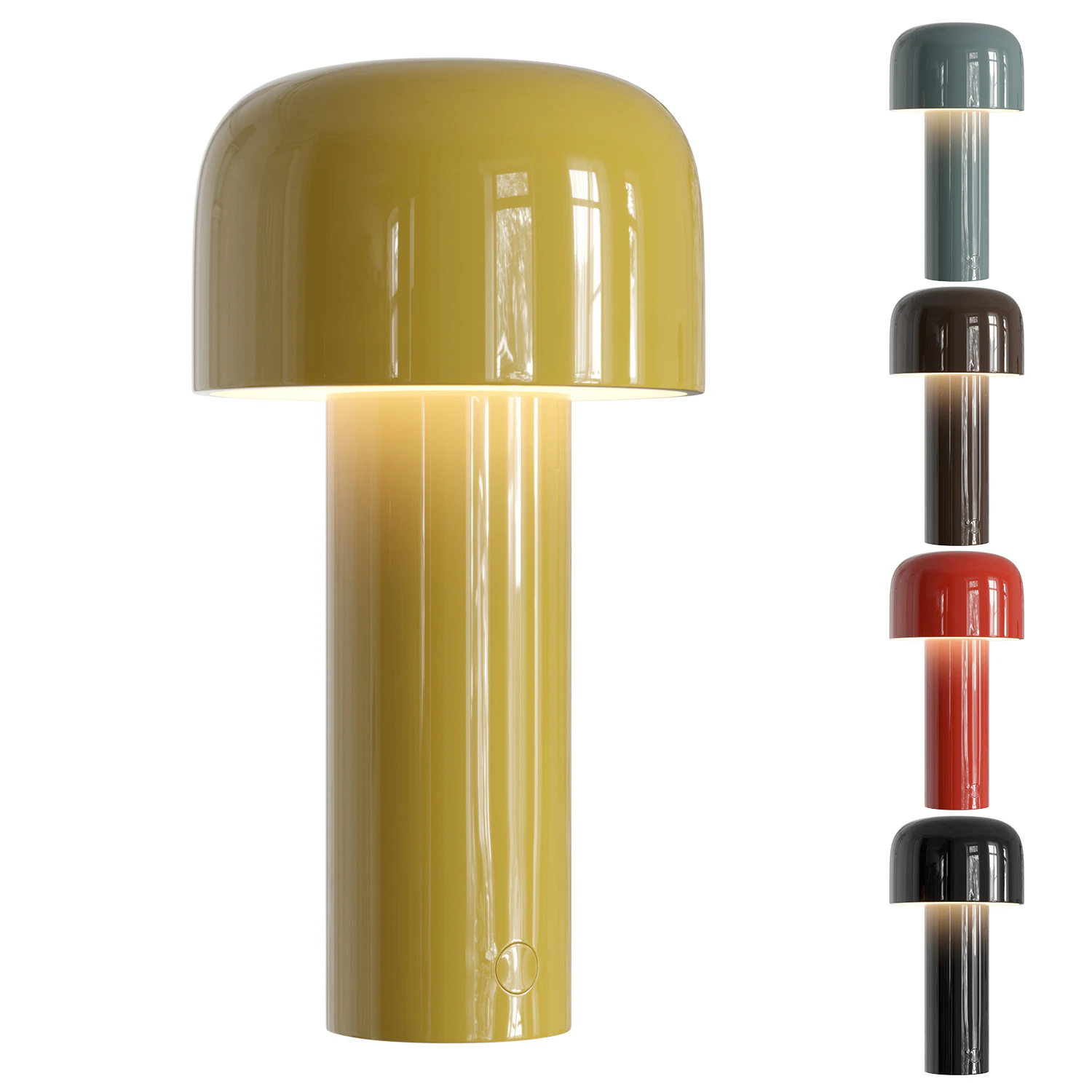 Bellhop Rechargeable Table Lamp 3D Model .c4d .max .obj .3ds .fbx .stl .blend 