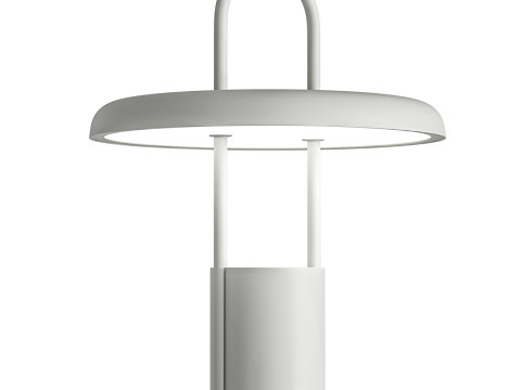 Leuchte Pier LED portable sand von Stelton table lamp Modelo 3D