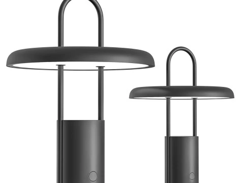 Leuchte Pier LED portable sand von Stelton table lamp 3D Model