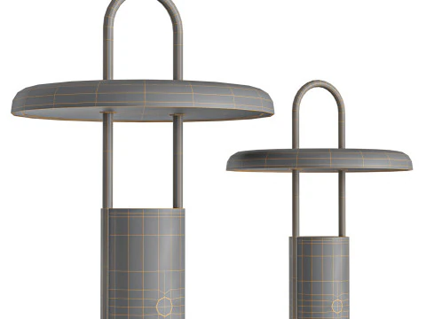 Leuchte Pier LED portable sand von Stelton table lamp 3D Model
