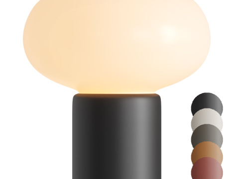 Tischleuchte Karl-Johan portable light 3D मॉडल