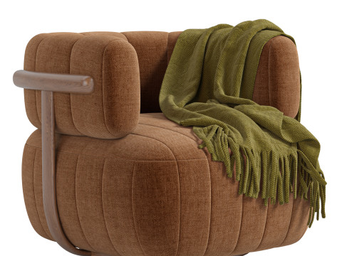 Doss Swivel Chair Altro Snow 3D Model